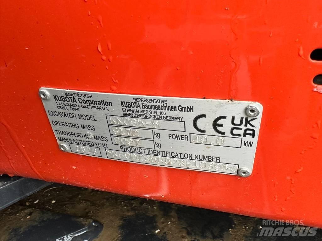 Kubota KX 085-5 2PGL Midikoparki  7t - 12t