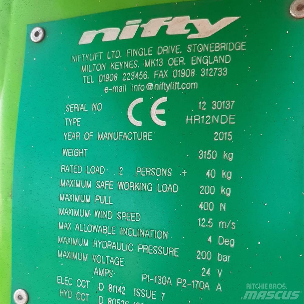 Niftylift HR 12 Podnośniki przegubowe