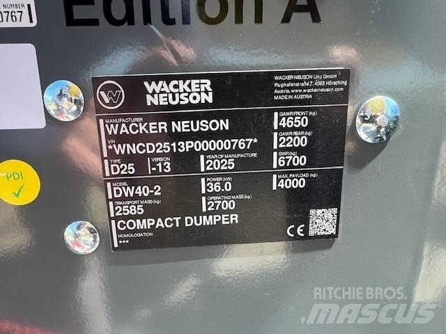 Wacker Neuson DW 40 Wozidła przegubowe