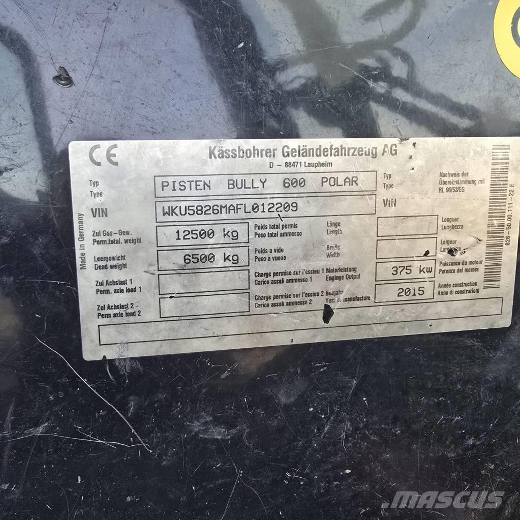 Kässbohrer PB 600 Ratraki śniegowe