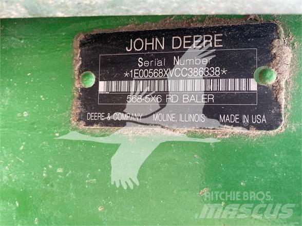 John Deere 568 Prasy zwijające