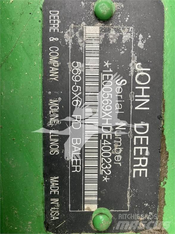 John Deere 569 Prasy zwijające