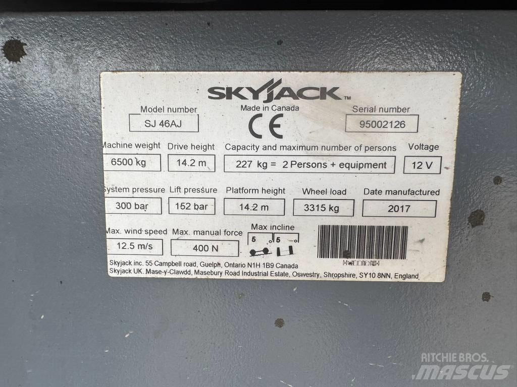SkyJack SJ 46 AJ Podnośniki przegubowe