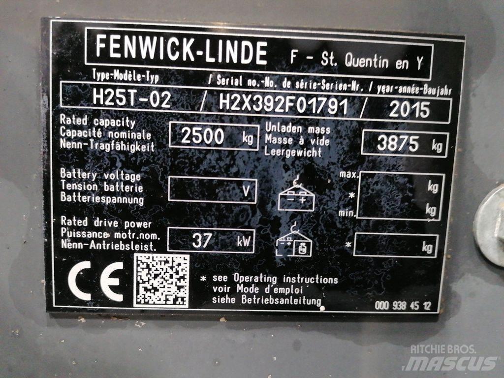 Linde H25T-02 Wózki LPG
