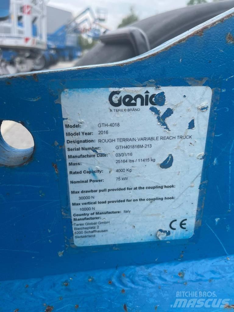 Genie GTH 4018 Ładowarki teleskopowe