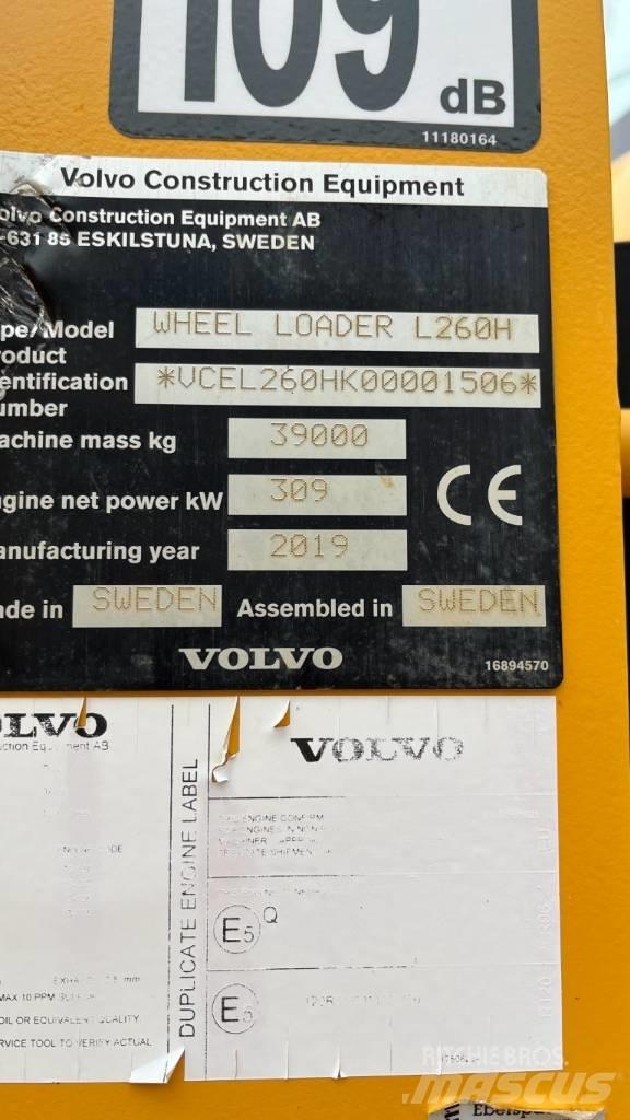 Volvo L260H Ładowarki kołowe
