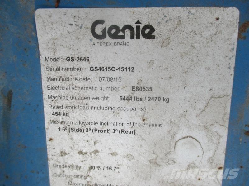Genie GS 2646 Podnośniki nożycowe