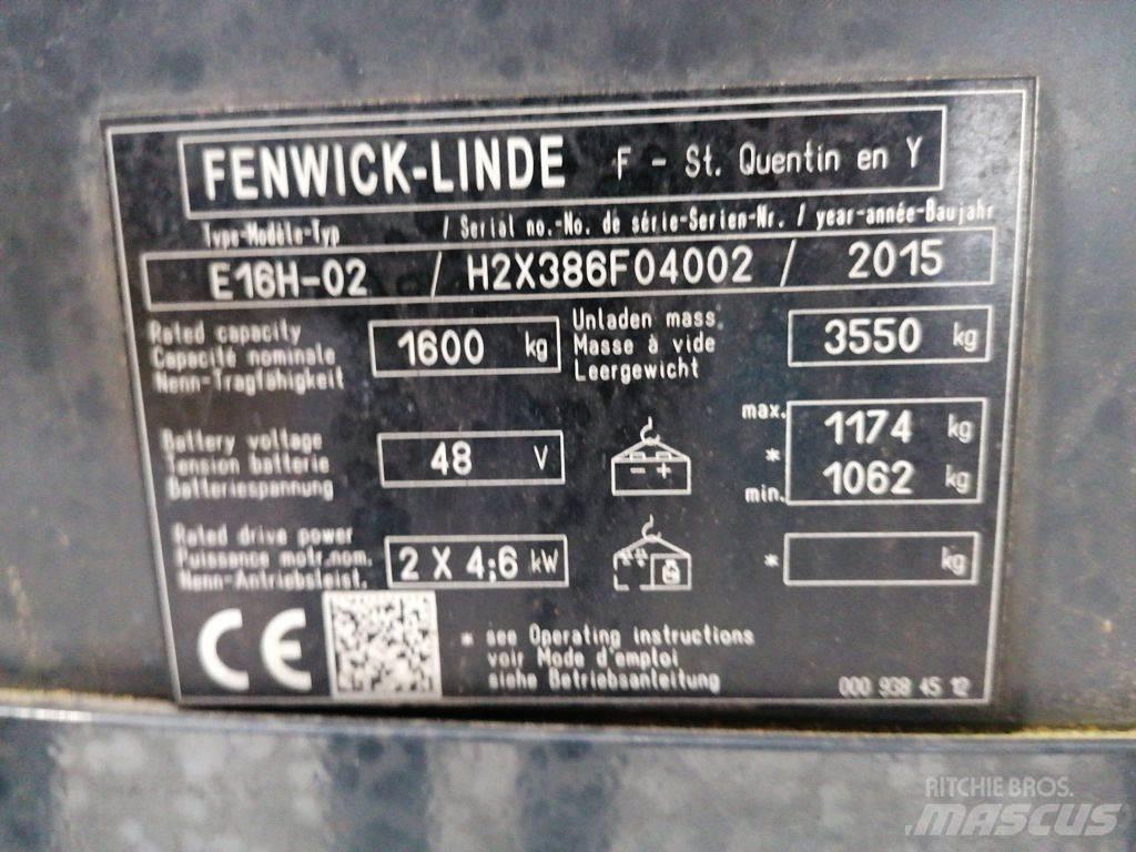 Linde E16H-02 Wózki elektryczne