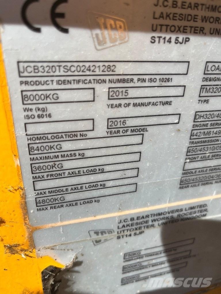 JCB TM 320 S Ładowarki rolnicze