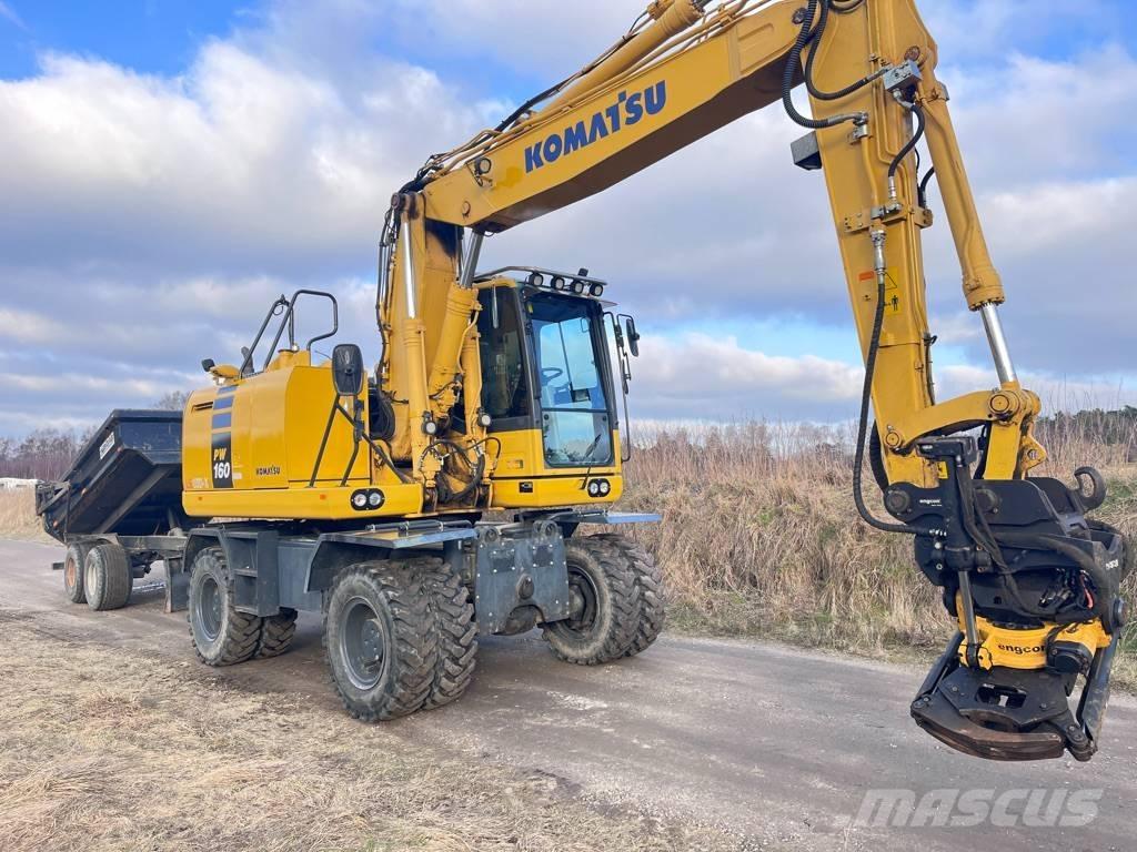 Komatsu PW 160 Koparki kołowe