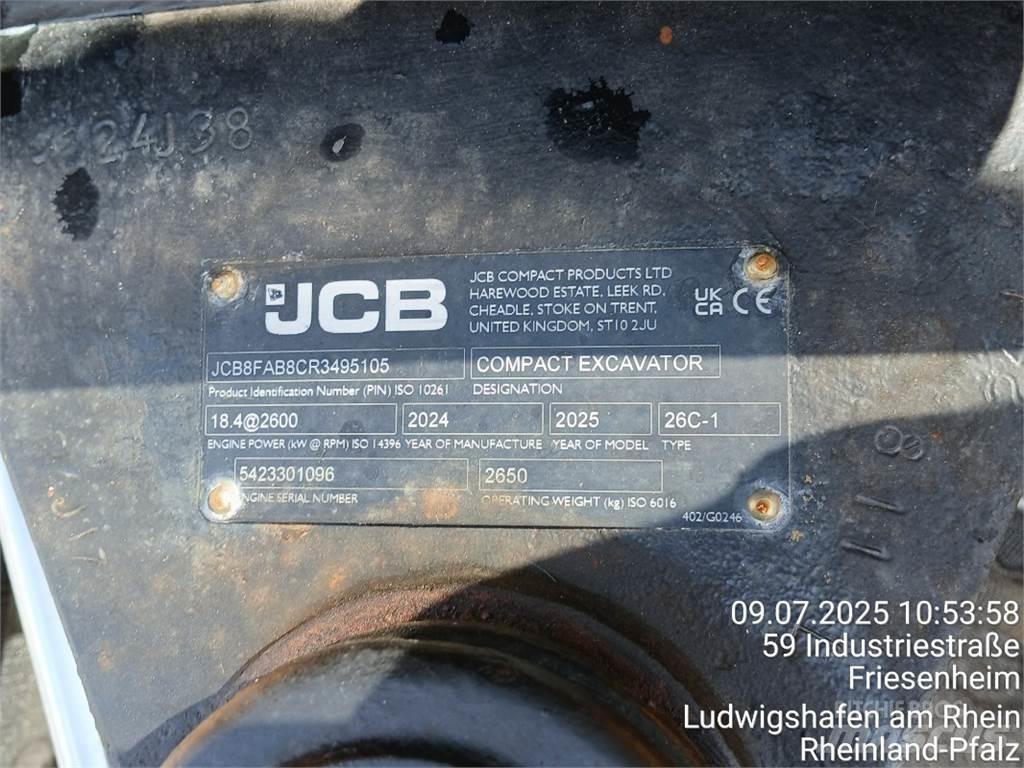 JCB 26C-1 Minikoparki