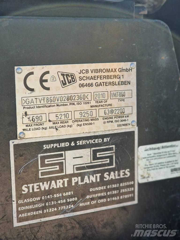 JCB Vibromax VMT 860 Walce dwubębnowe
