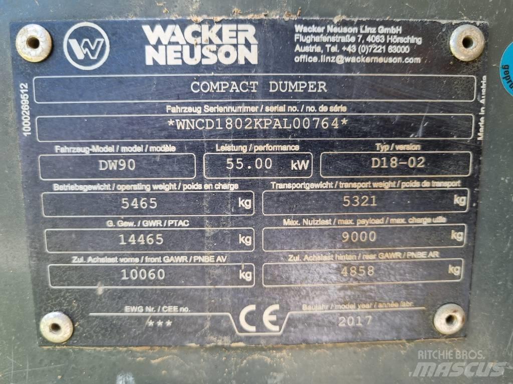 Wacker Neuson DW 90 Wozidła kolebkowe