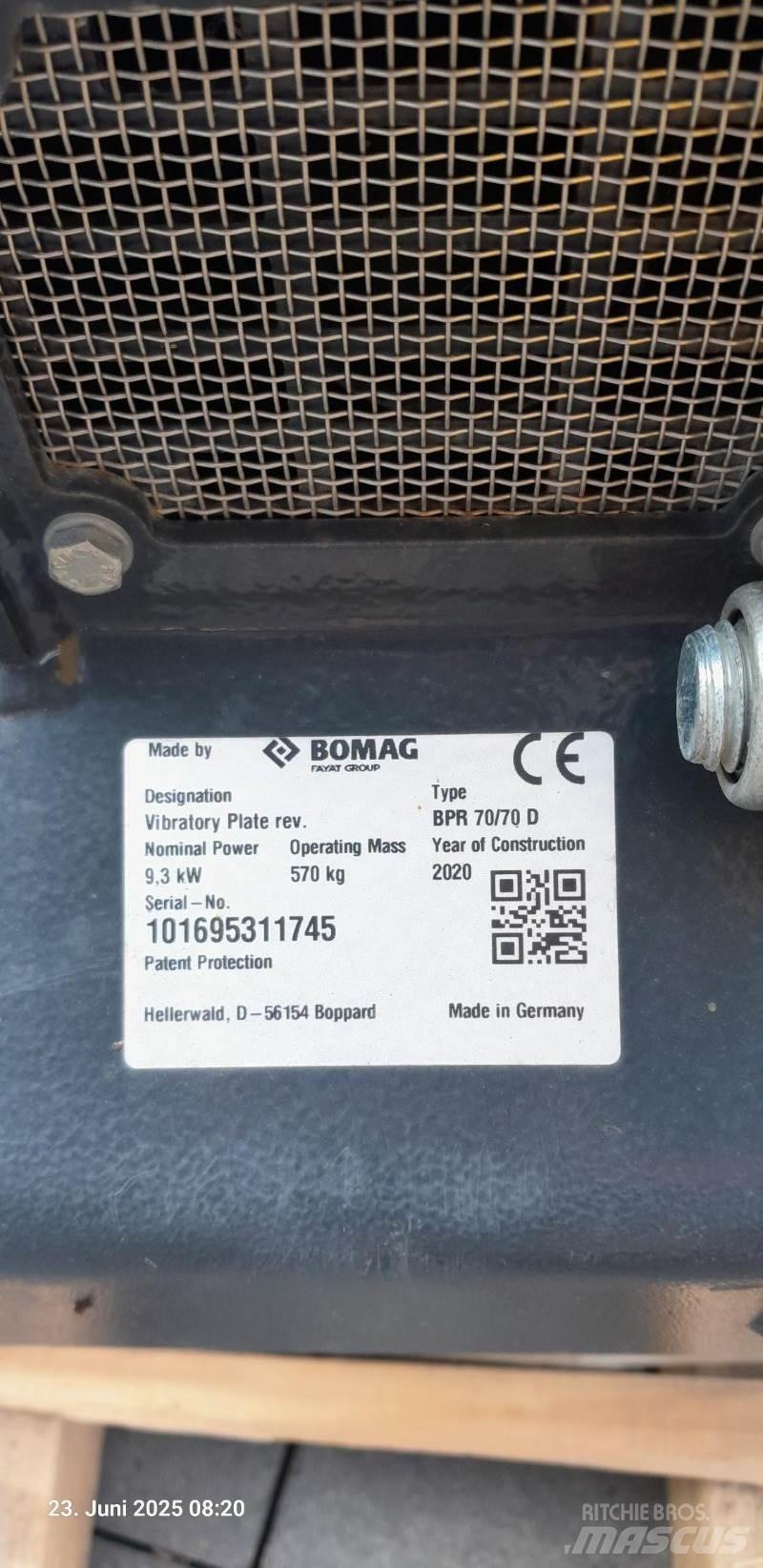 Bomag BPR 70/70 DE Ubijaki wibracyjne
