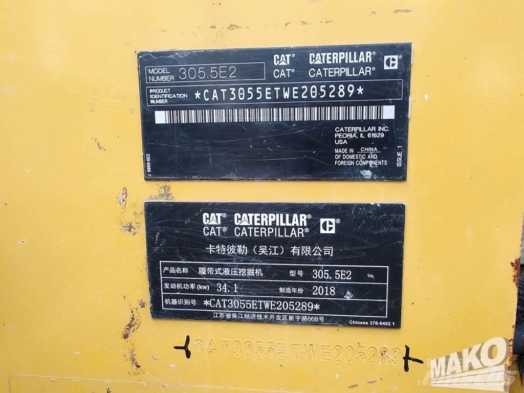 CAT 305.5 Koparki gąsienicowe