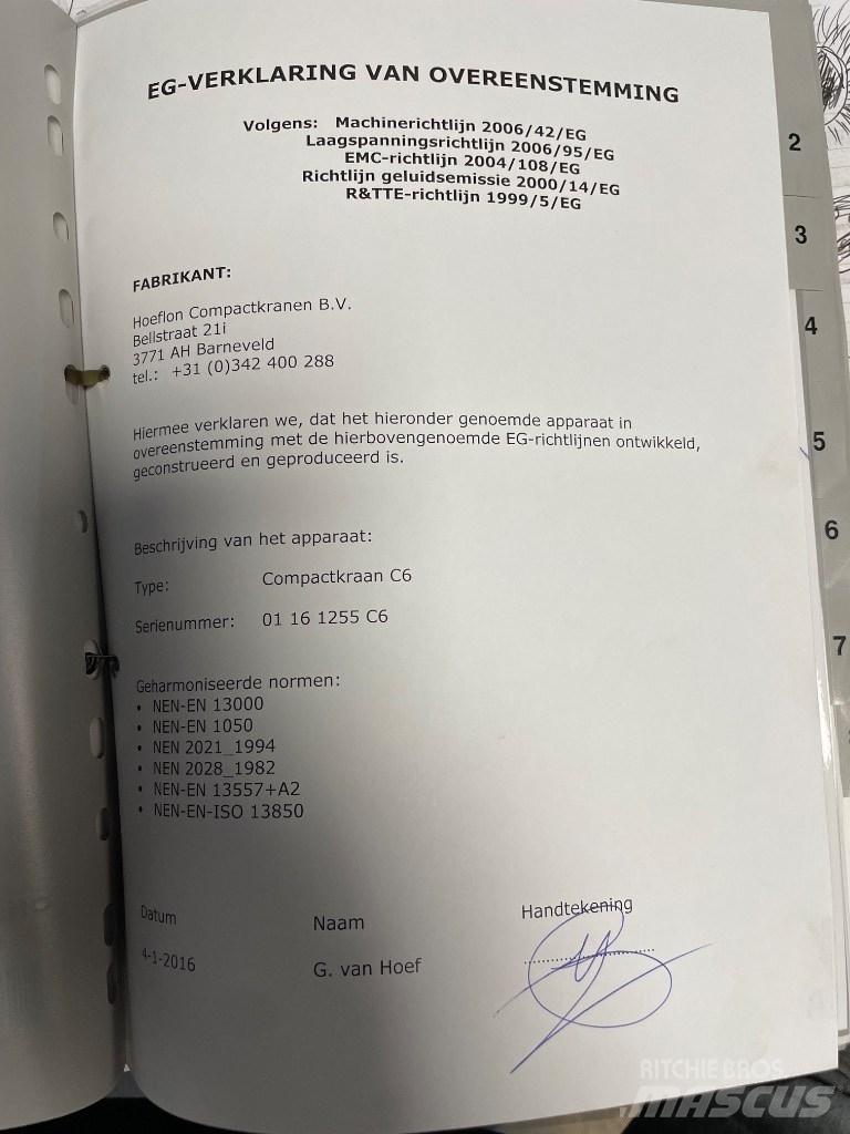 Hoeflon C 6 SOLD Mini dźwigi