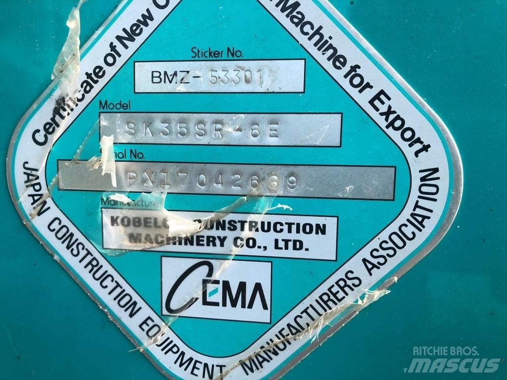 Kobelco SK 35 SR-6E Minikoparki