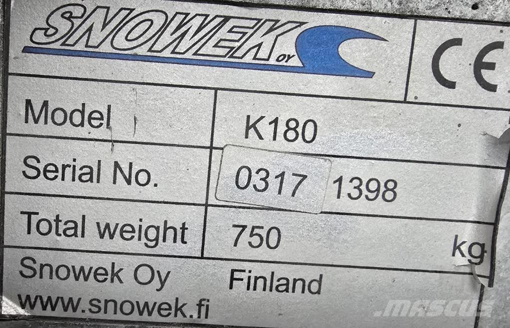 Snowek K180 Inny sprzęt drogowy i odśnieżający