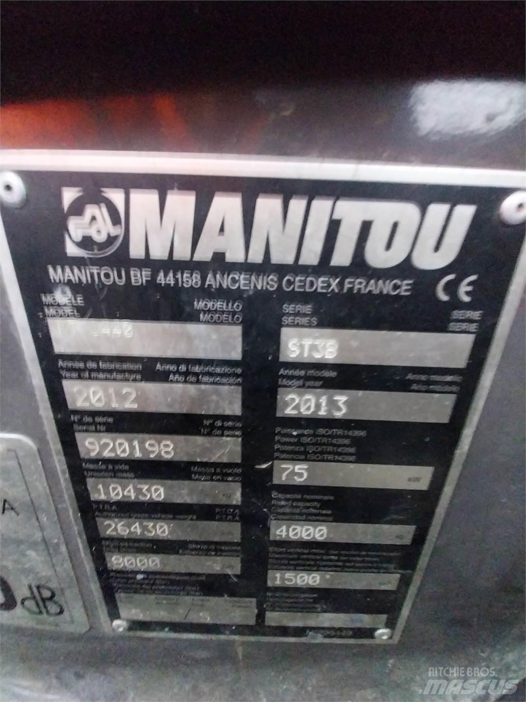 Manitou MT1440 Ładowarki teleskopowe