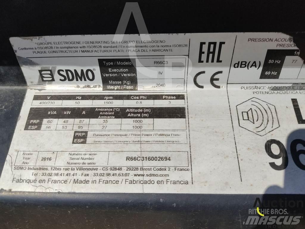 Sdmo R66C3 Agregaty prądotwórcze Diesla