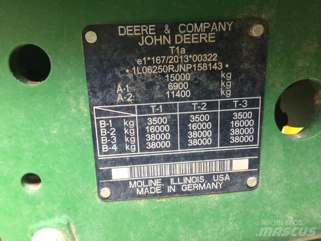 John Deere 6R250 Ciągniki rolnicze