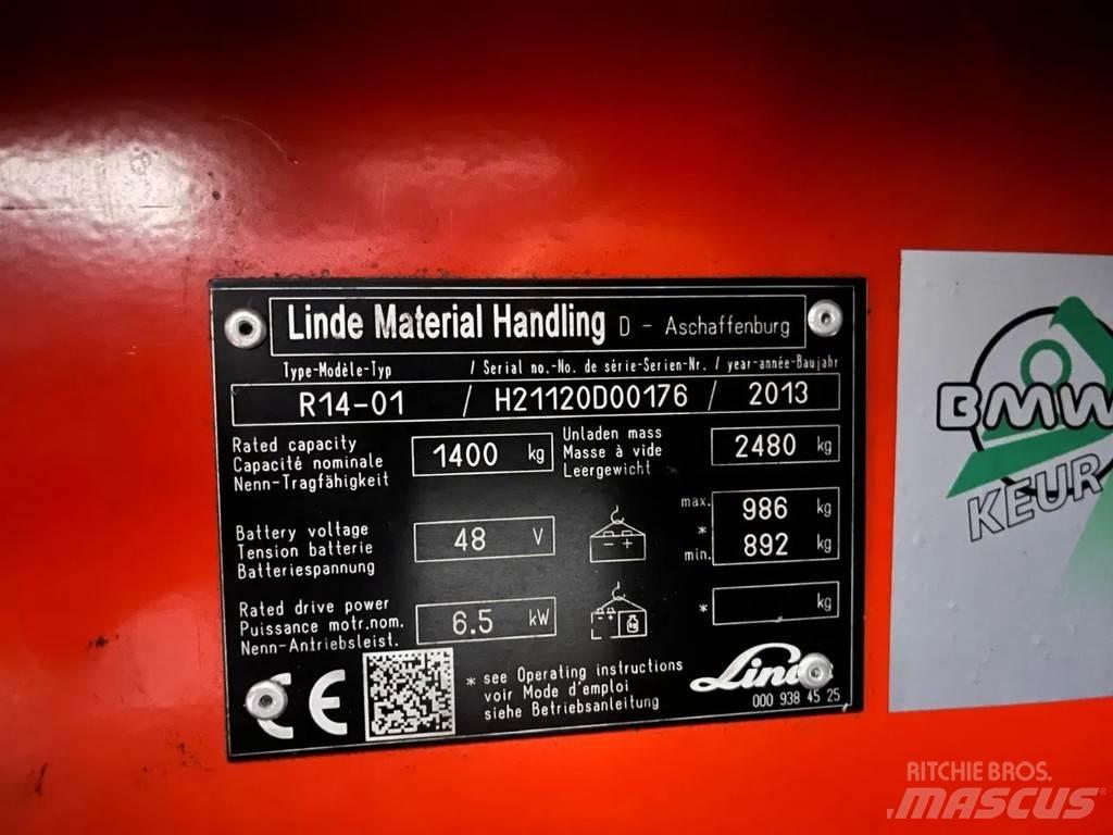 Linde R14-01 Wózki widłowe wysokiego składowania
