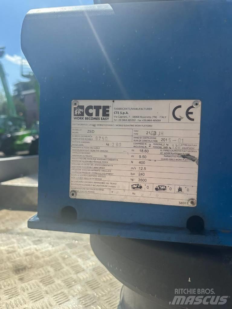 CTE ZED 21.2 JH Podnośniki koszowe