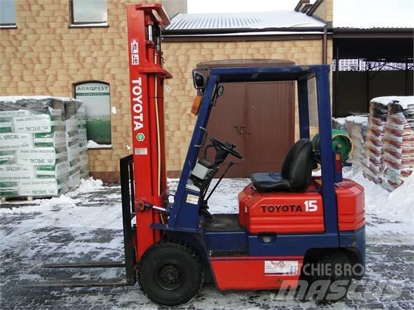 Toyota 5FGL15 Wózki LPG