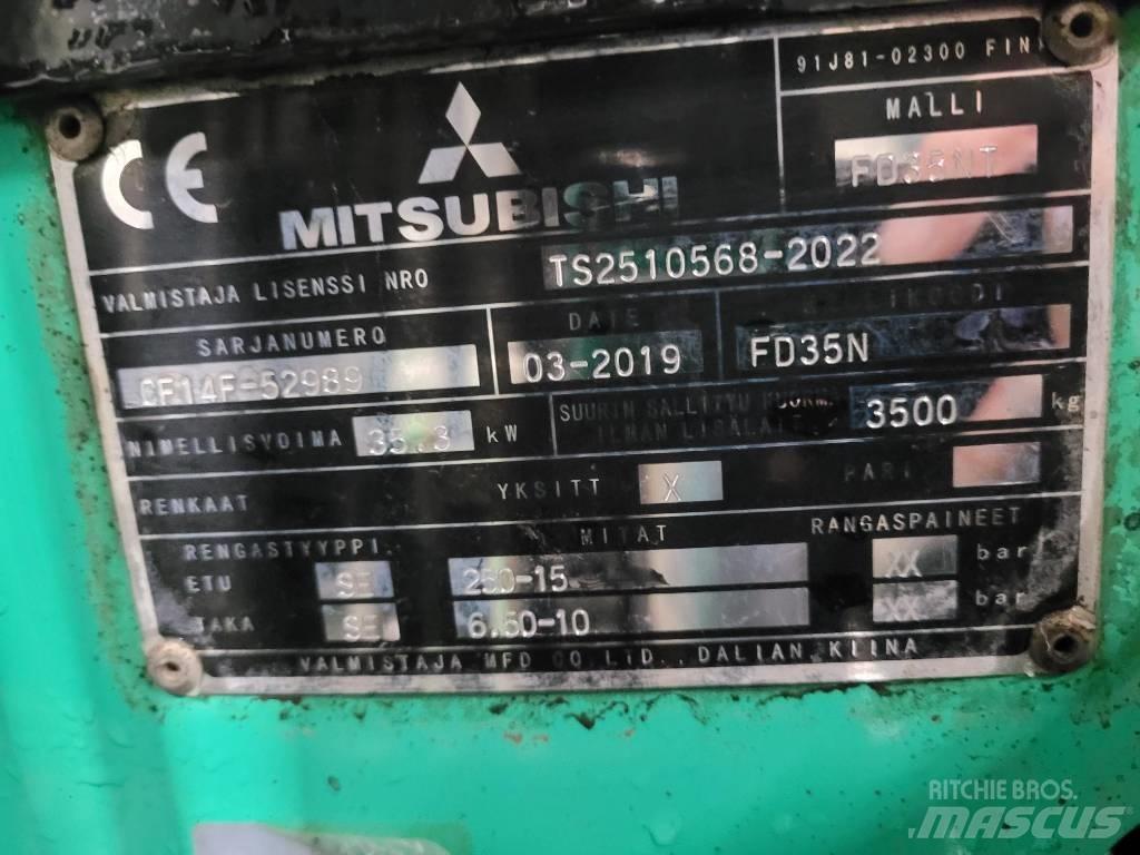 Mitsubishi FD35NTD Wózki Diesla