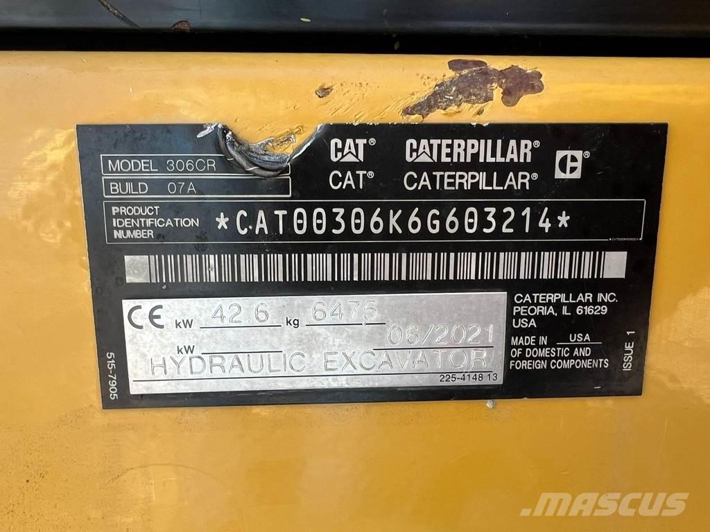 CAT 306CR Minikoparki