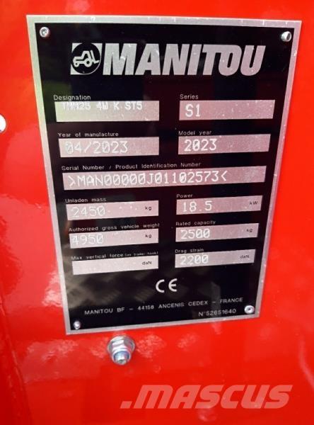 Manitou TMM25 4W Wózki widłowe montowane do pojazdów