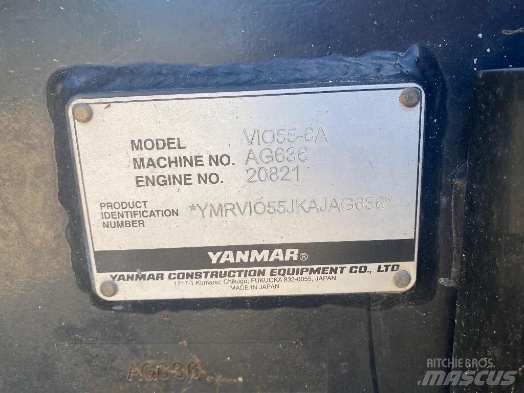 Yanmar Vio 55-6 A Minikoparki