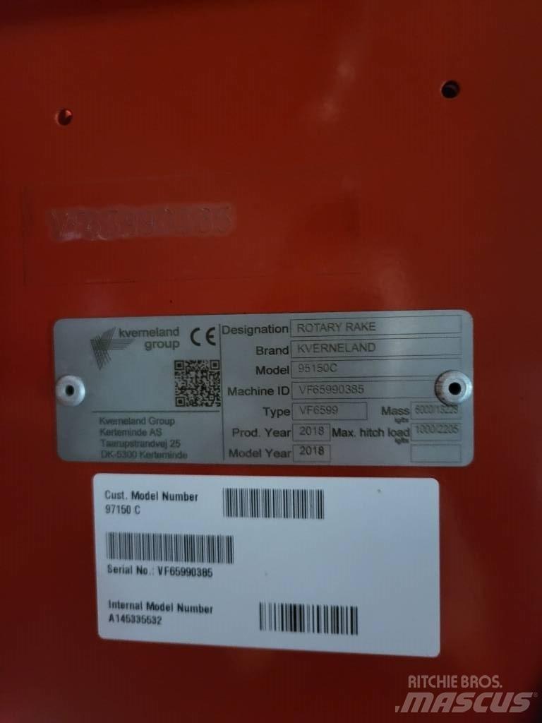 Kverneland 97150C Ciągnikowe żniwiarki pokosowe