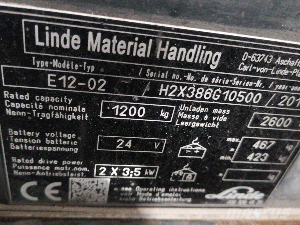 Linde E12-02 Wózki elektryczne