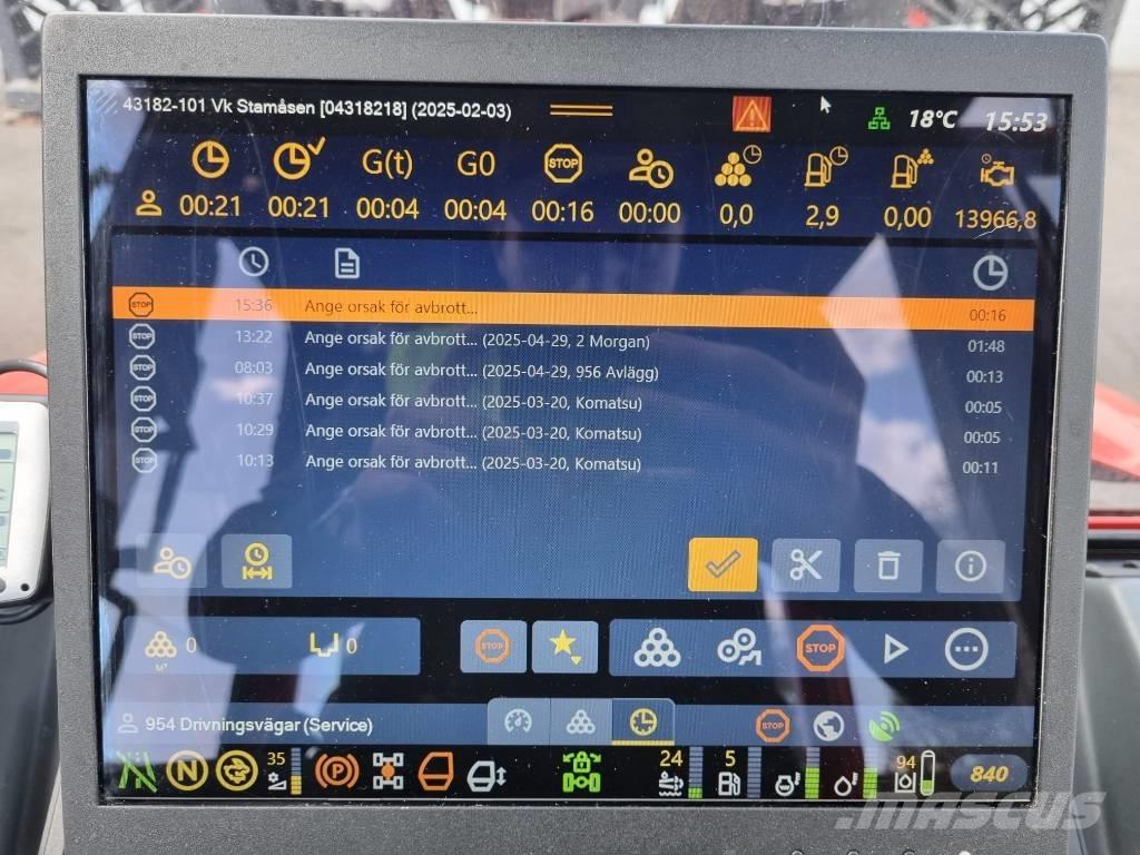 Komatsu 895 Forwardery