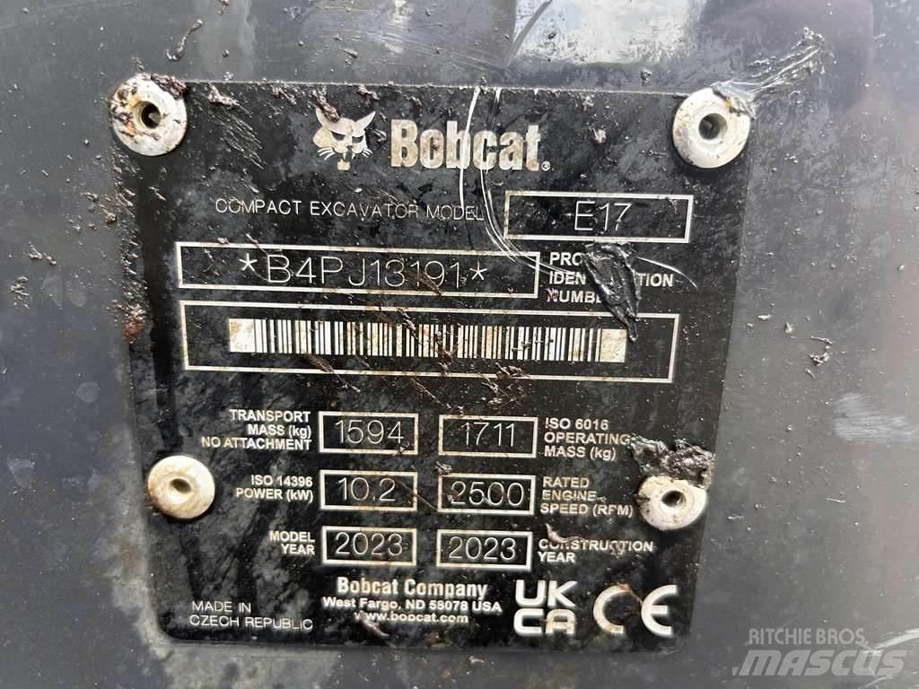 Bobcat E17 Minikoparki