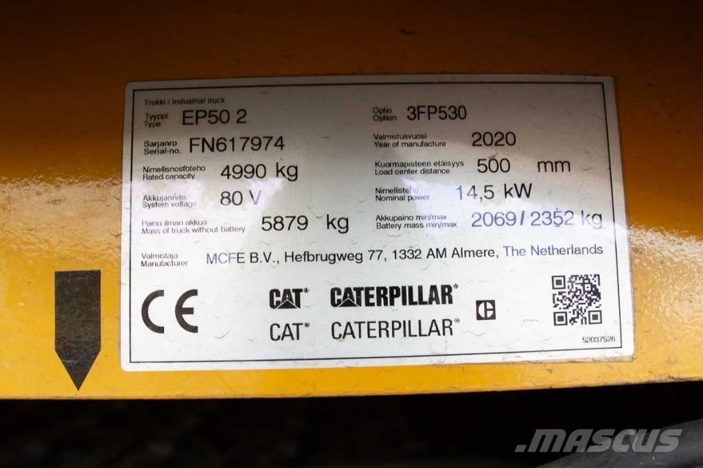 CAT EP 50 Wózki elektryczne