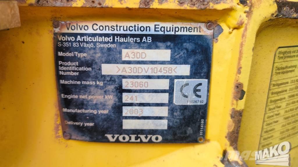 Volvo A 30 D Wozidła przegubowe