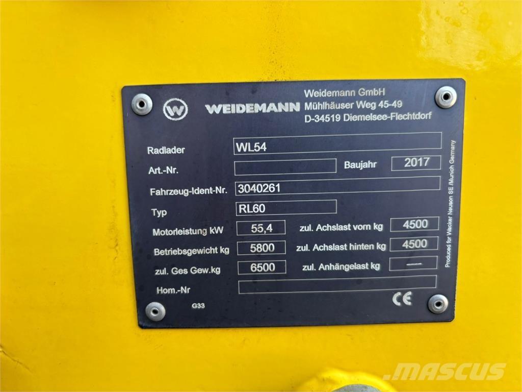 Wacker WL 54 Ładowarki kołowe