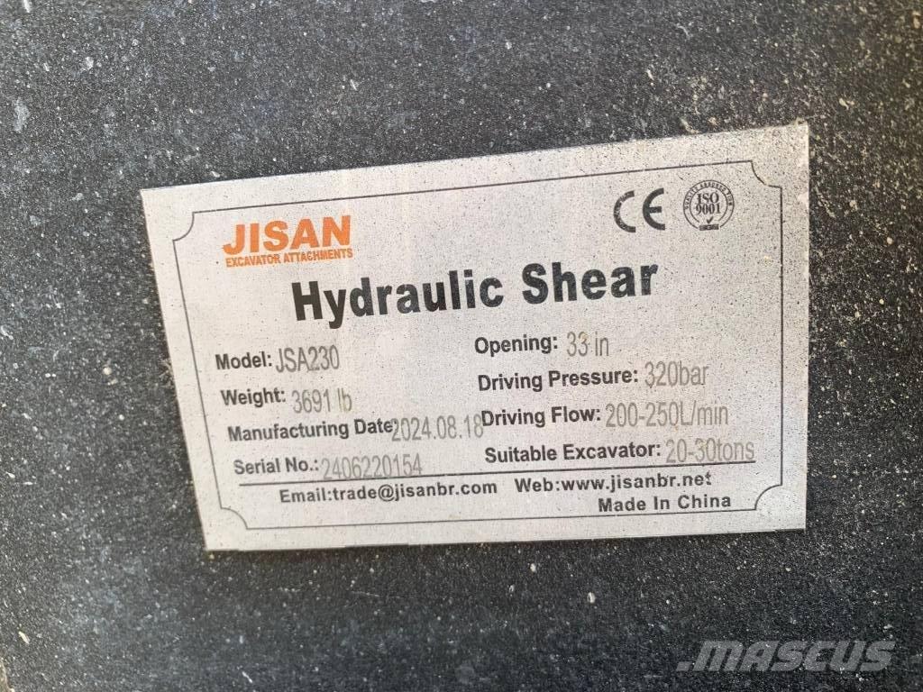 JISAN JSA230 Wiertła