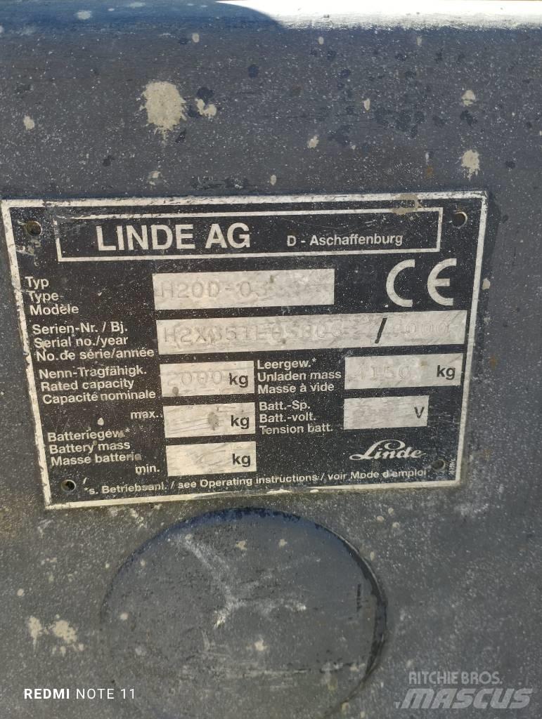 Linde H 20 D Wózki Diesla
