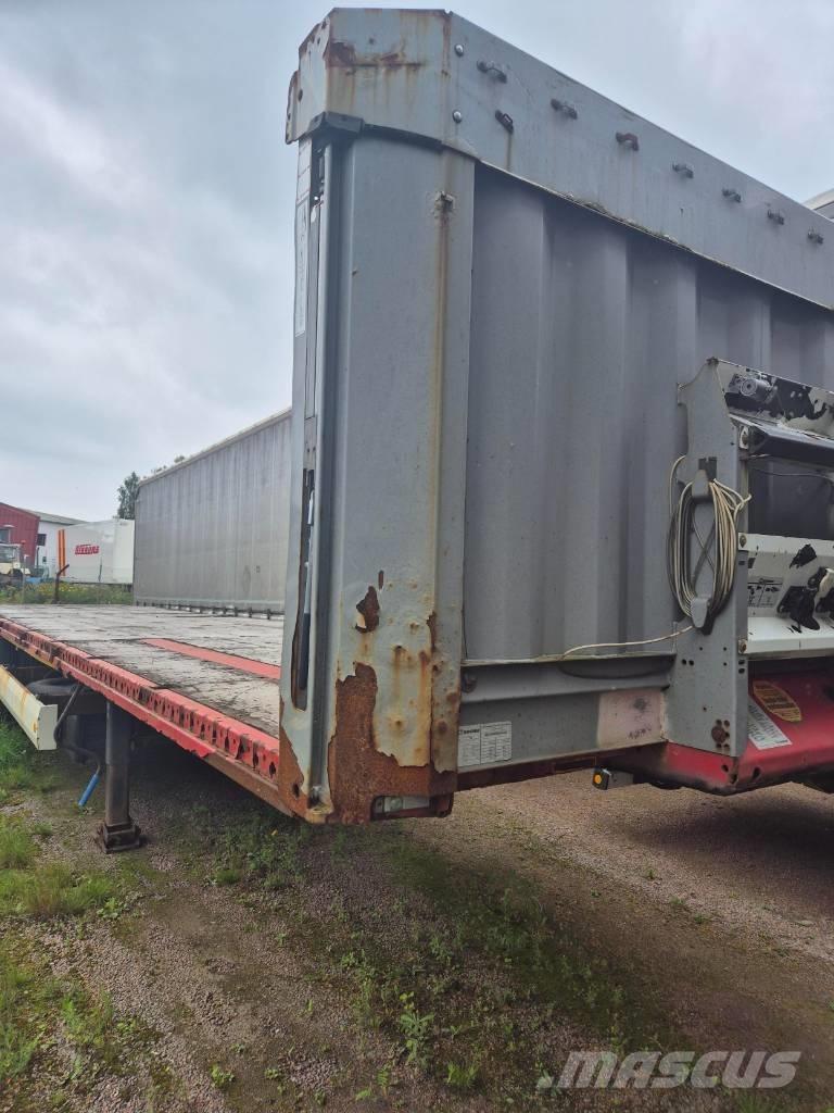 Krone FLAKTRAILER Platformy / Naczepy z otwieranymi burtami