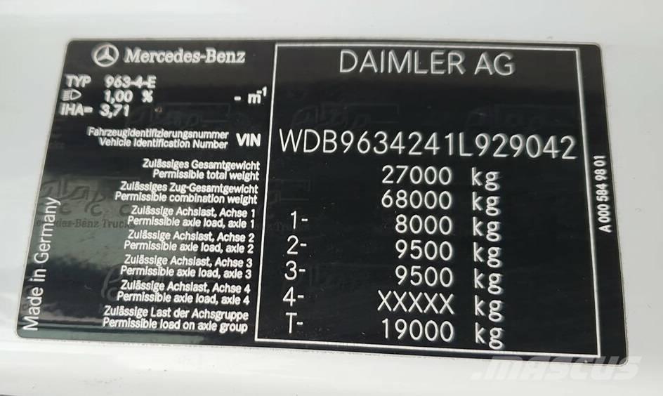 Mercedes-Benz Actros Ciągniki siodłowe