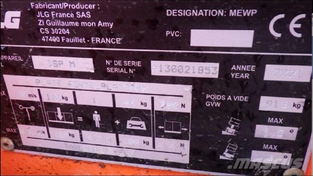 JLG DSP-M Wózki kompletacyjne wysoko unoszące