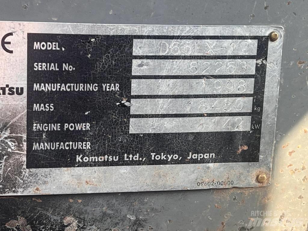Komatsu D 65 EX-12 Spycharki gąsienicowe