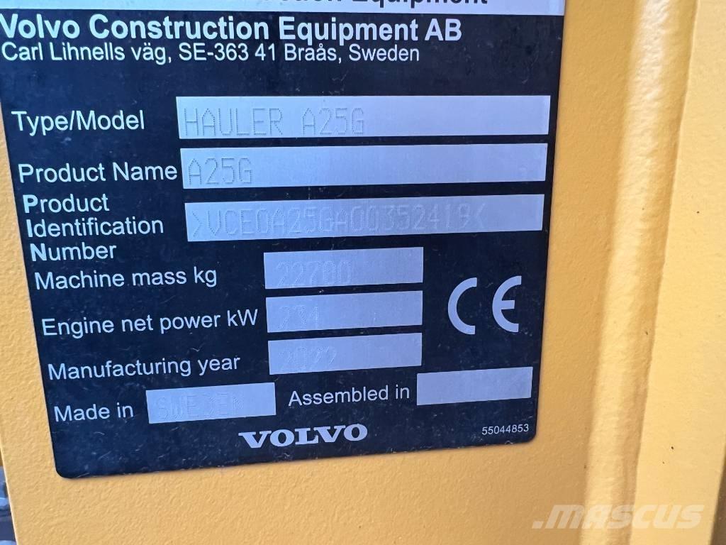 Volvo A25G Wozidła przegubowe