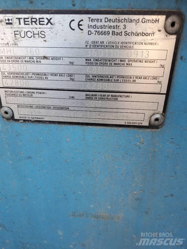 Fuchs MHL360D Koparki przeładunkowe