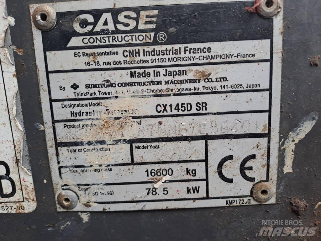CASE CX145D SR Koparki gąsienicowe