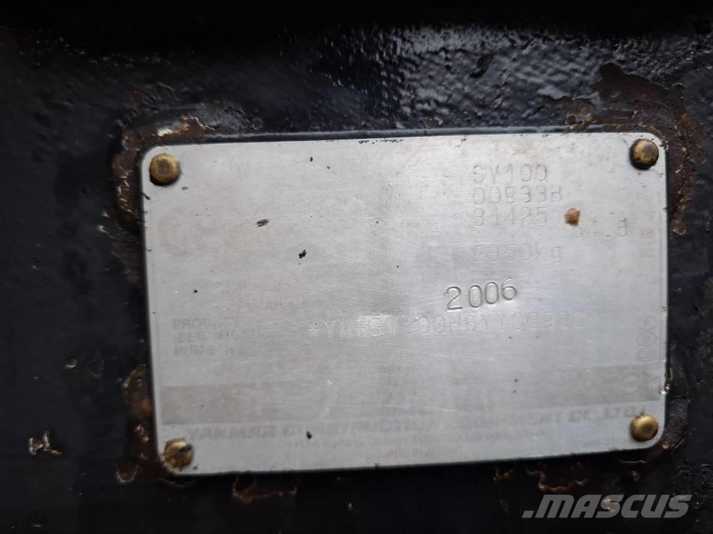 Yanmar SV 100 Midikoparki  7t - 12t