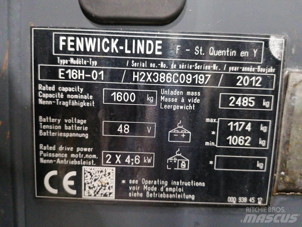 Linde E16H-01 Wózki elektryczne